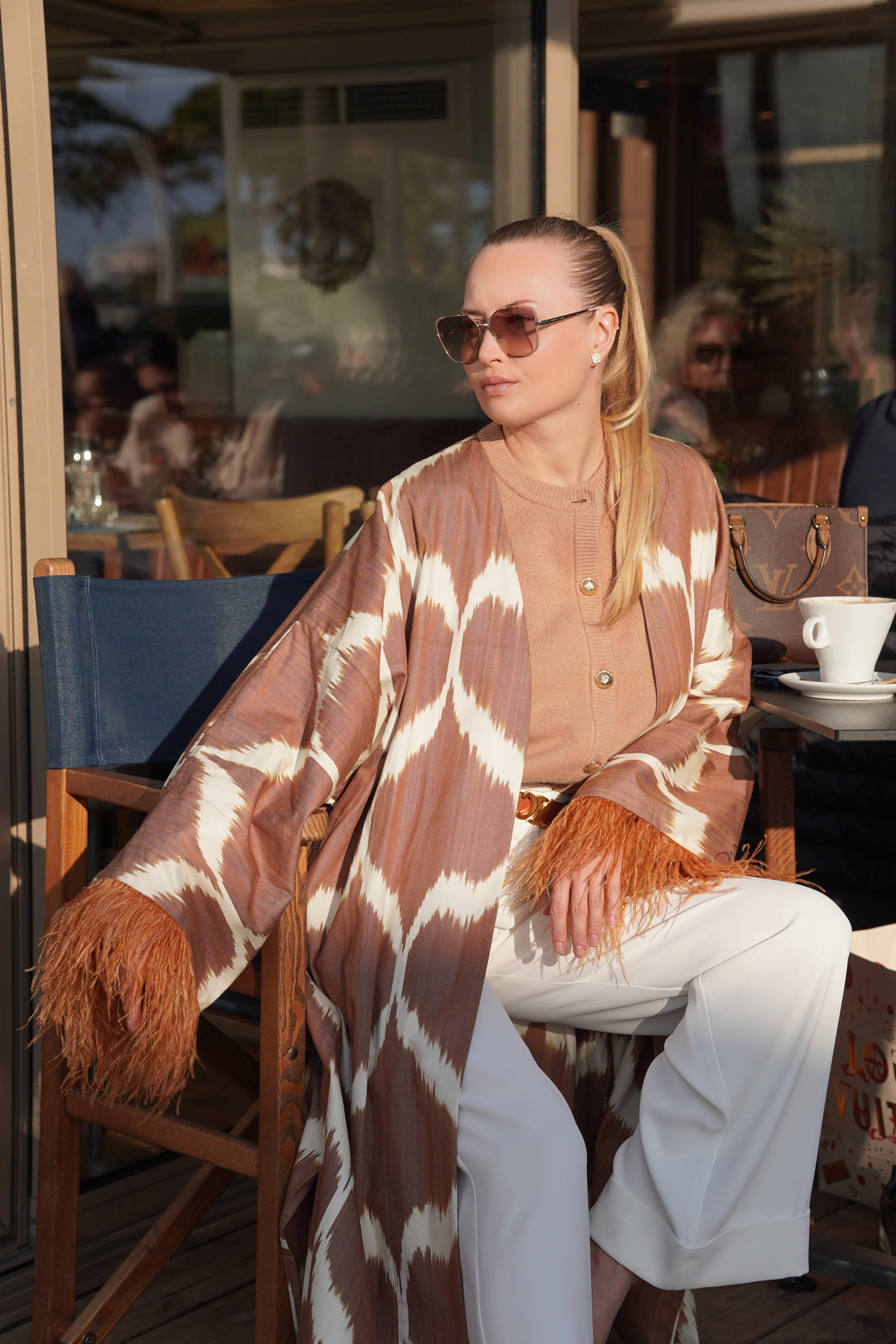 100% Cotton Kimono "Elegance Of Wisdom"