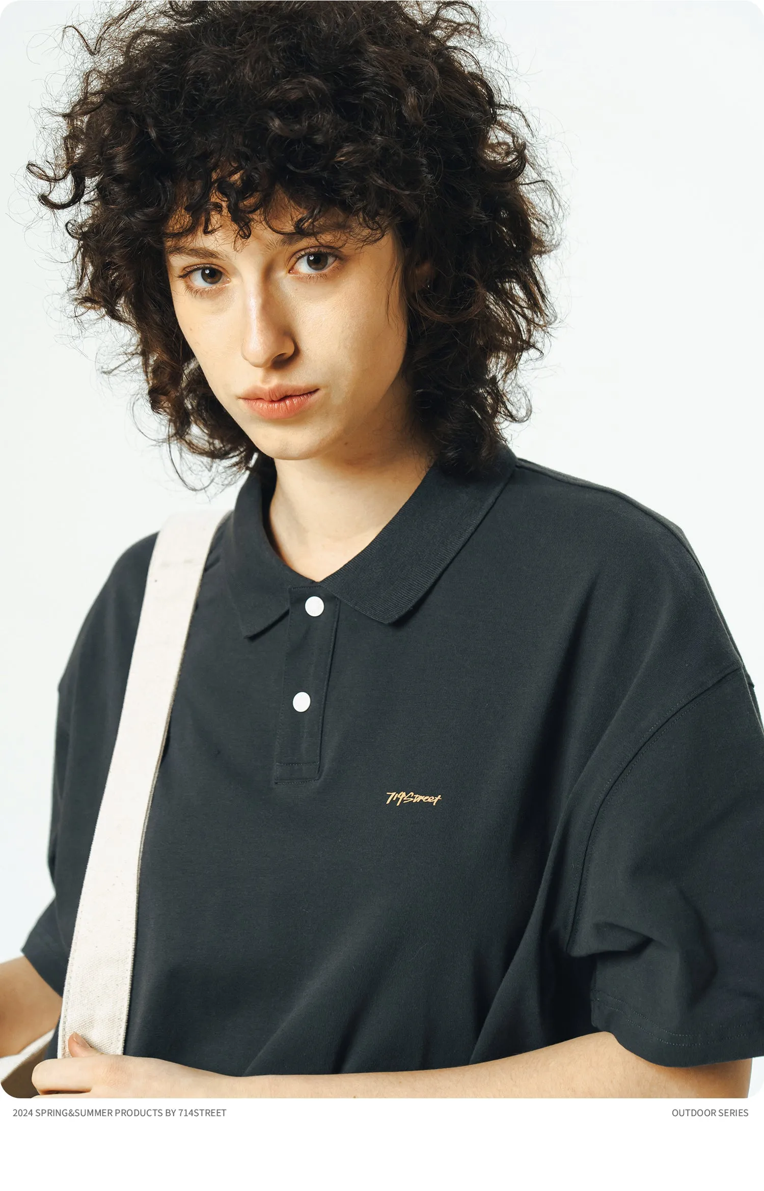 714STREET リラックスフィットポロシャツ 714ST060