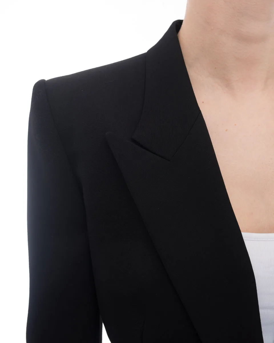 Balmain Black Classic Fitted Blazer Jacket - 38