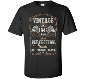 Birthday Year Gift Vintage 1946 All Original Parts T-Shirt