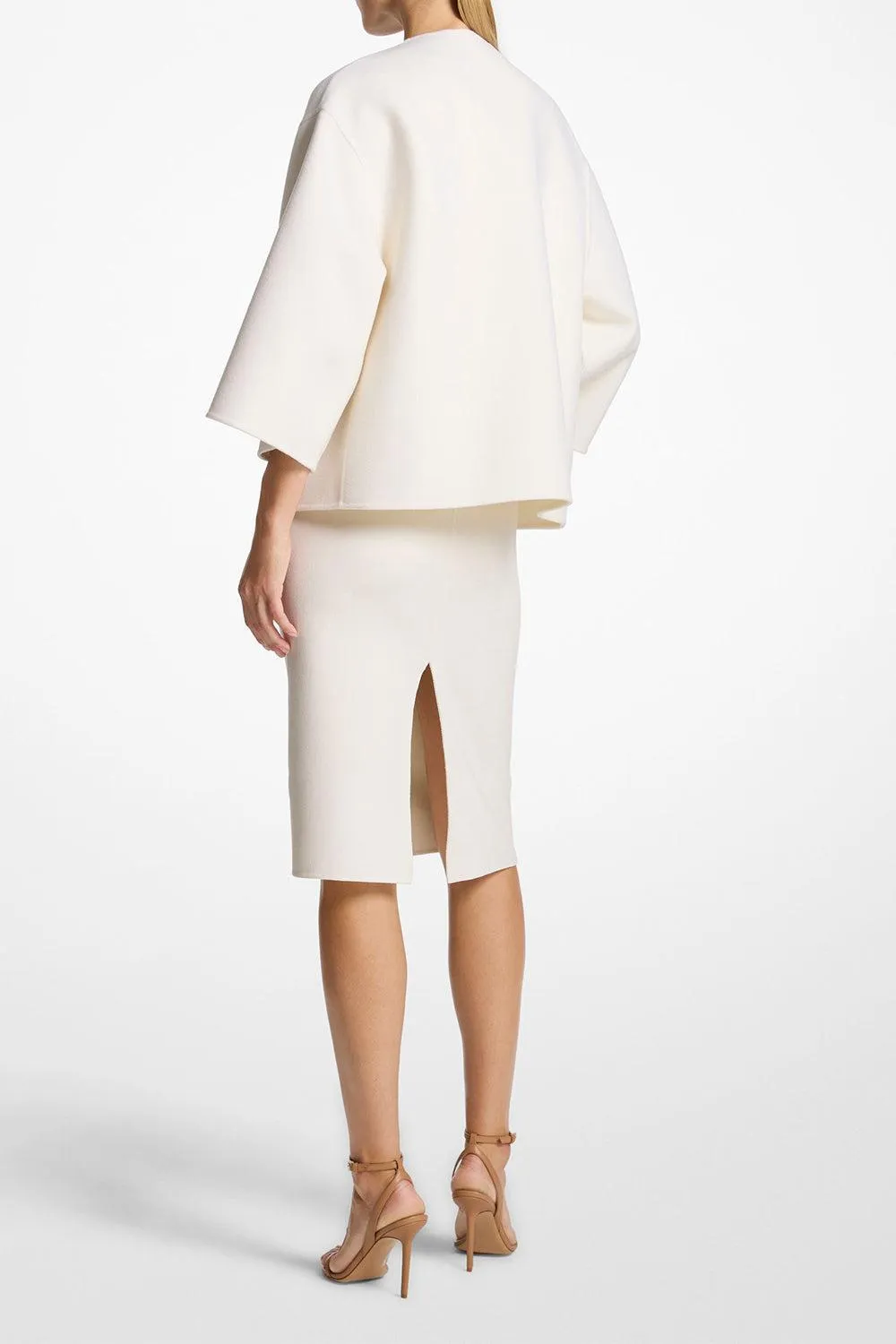 Crewneck Kimono Jacket
