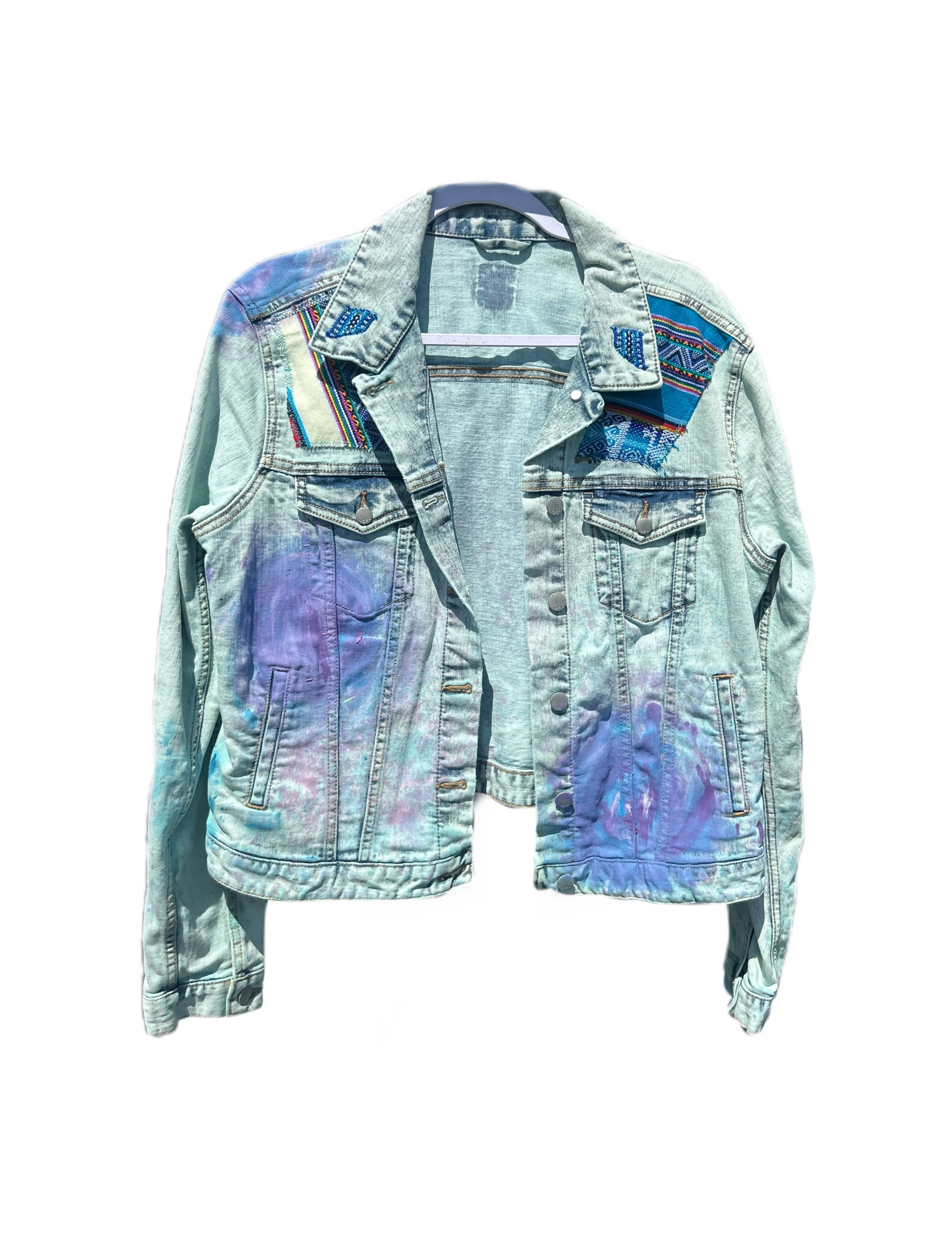 Dyed & Painted Jackets with Peruvian Textiles
