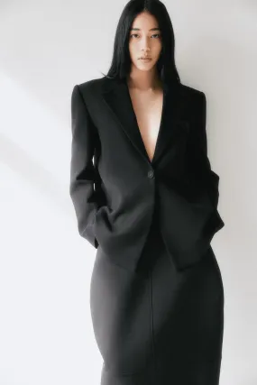 Notched Lapel Blazer-Abigail