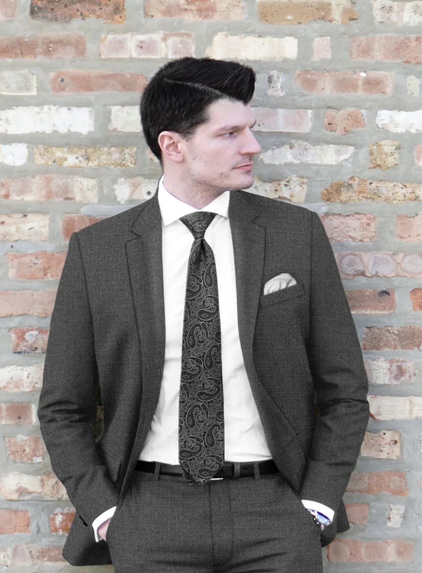 Scabal Tierra Twill Gray Wool Jacket