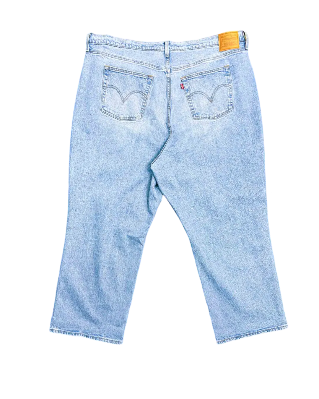 Size 40 | Levi's Light Wash Blue Ribcage Straight Ankle Jeans