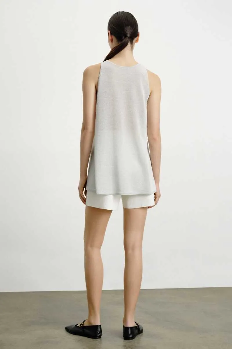 Sleeveless Grey Tunic