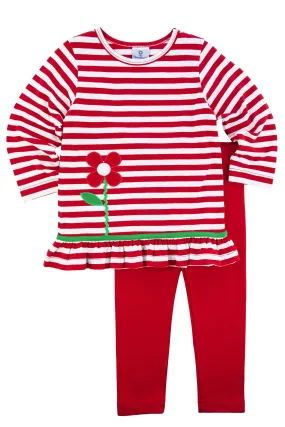 Tunic Set With Ric Rac Flower